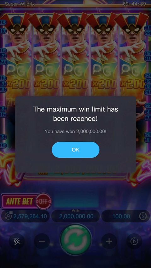 Super Wildrix ganho máximo - PG Soft slot